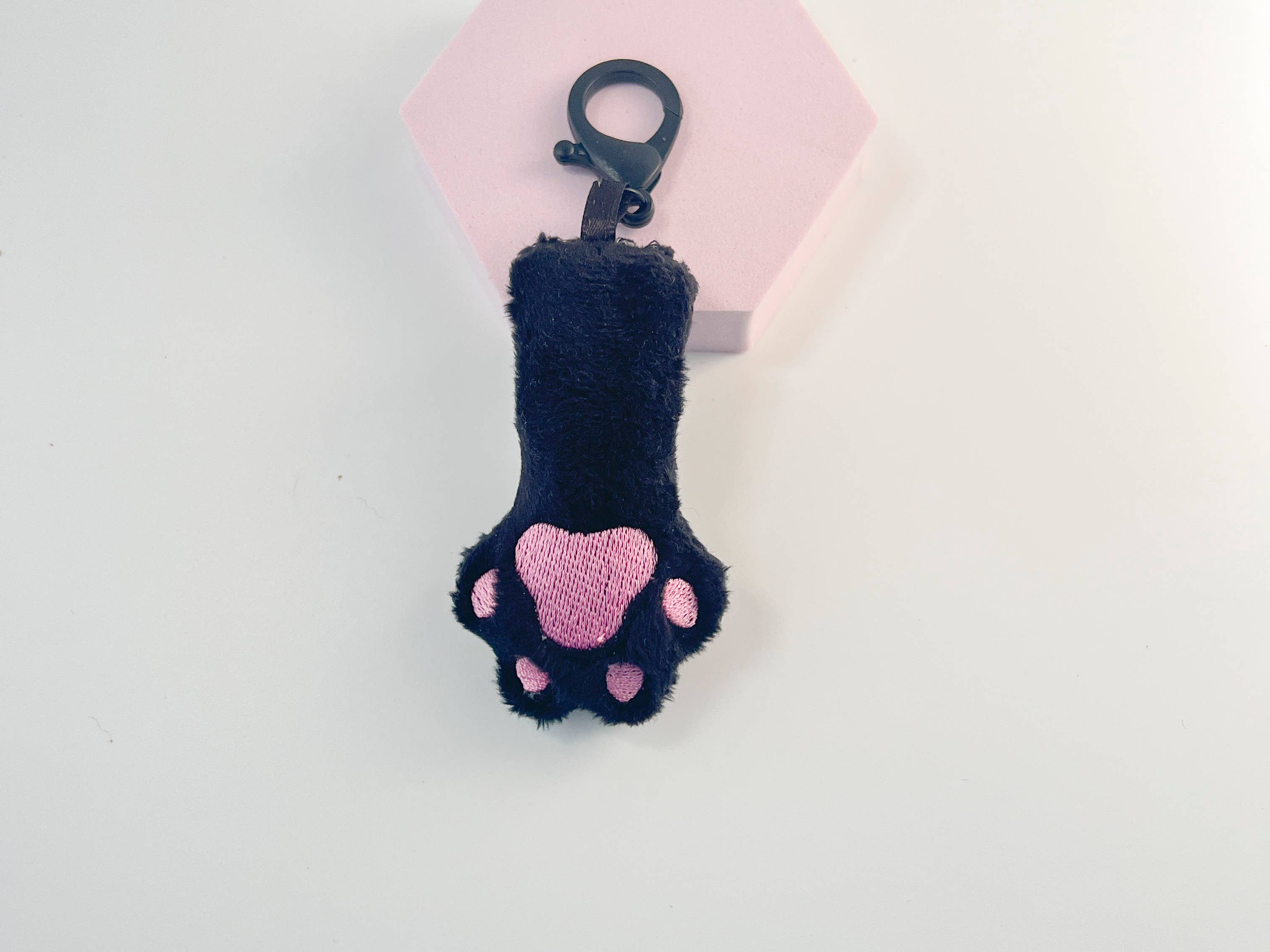 Kawaii Hair Candy - Venta al por mayor Llavero - Mujer - Llavero con encanto de bufanda de gato de felpa – Patita kawaii3