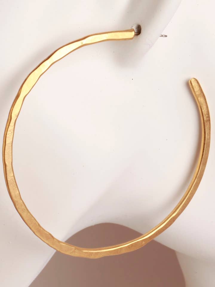 Palatine Hoops Earrings Big for wholesale by Erminie For Ermine