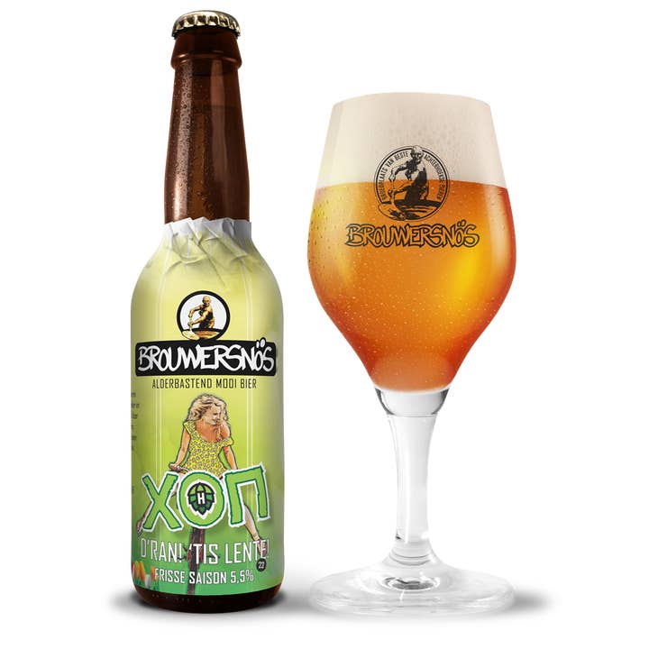 Brouwersnos - Wholesale Beer - Brouwersnös XON d'Ran Spring beer, Fresh Saison 5.5% 12x33cl