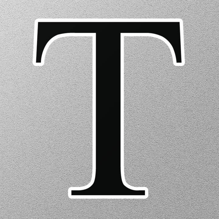 Tao Greek Alphabet Sticker for wholesale by GraffMerch.com