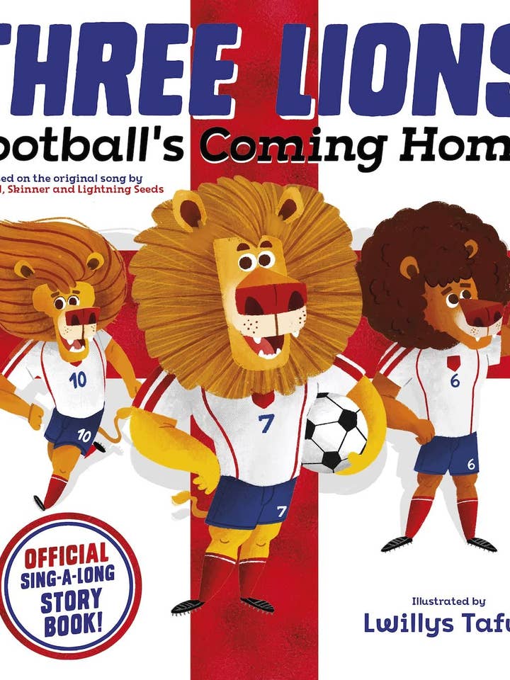Three Lions: Football's Coming Home: Based on original song for wholesale by Titlewave LTD