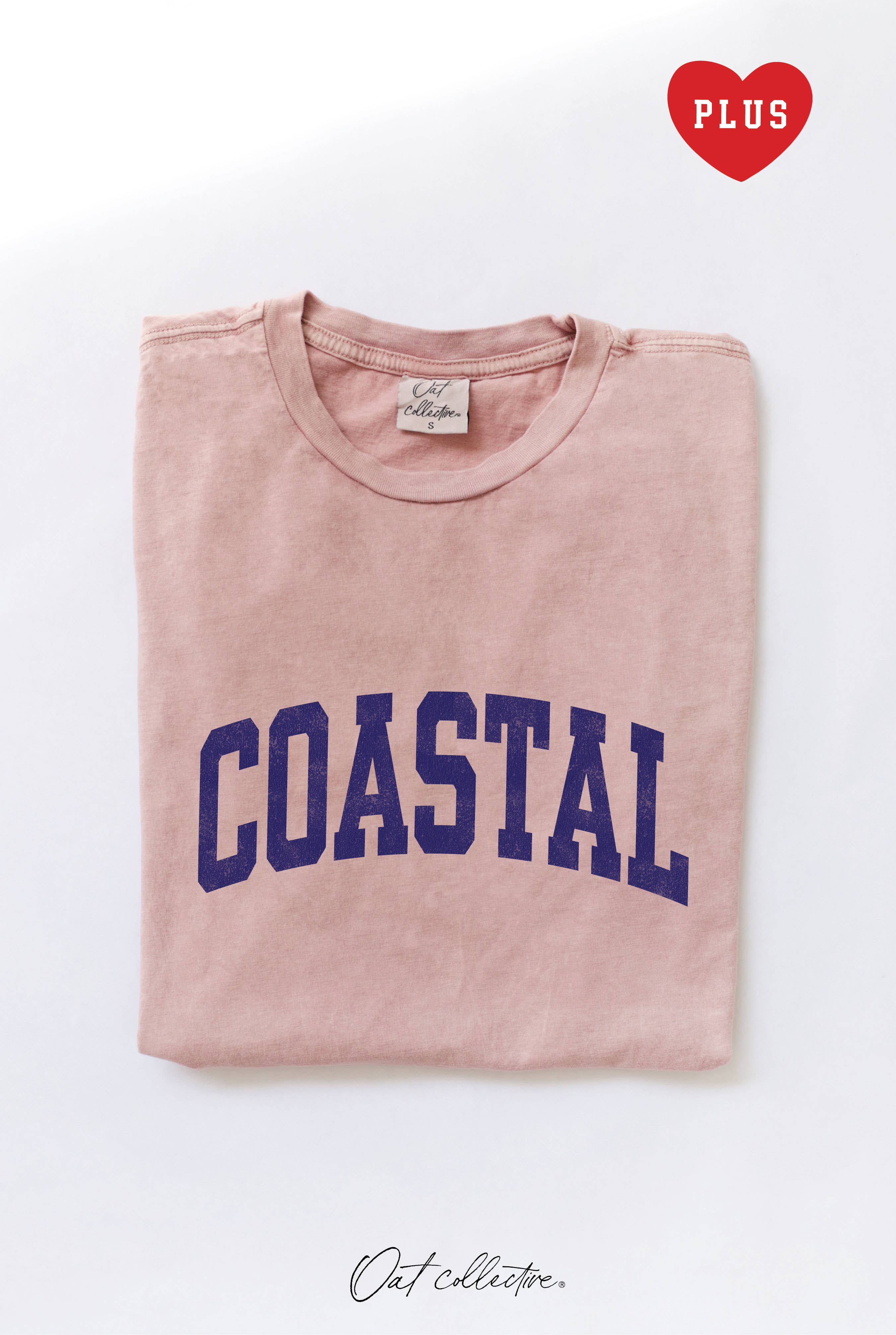 OAT COLLECTIVE - Wholesale Screen printed t-shirt – Women′s - COASTAL Plus Mineral Graphic Top2