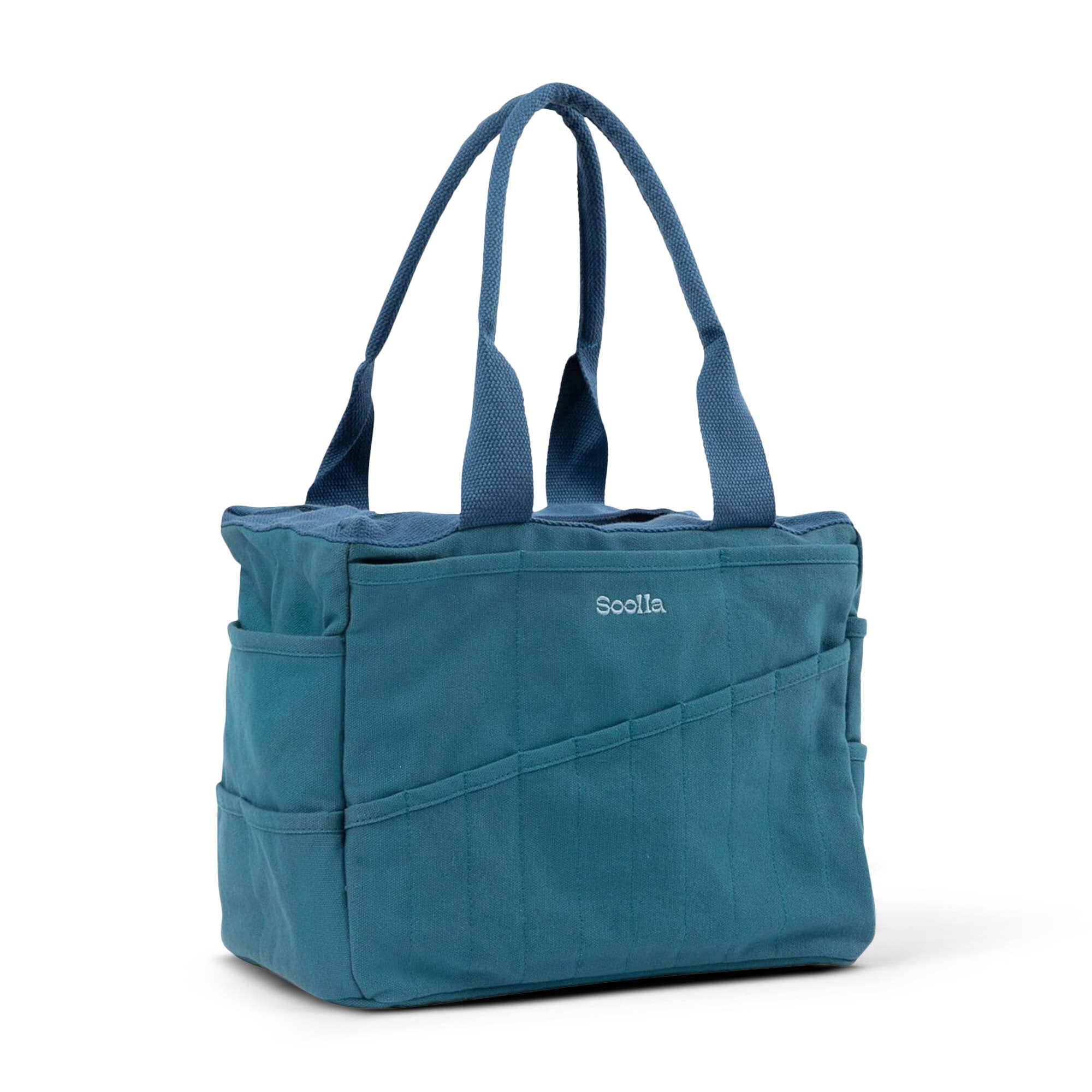 Soolla - Wholesale Craft Supplies - Soolla Studio Artist Bag, Aquamarine, Knitting Tote4