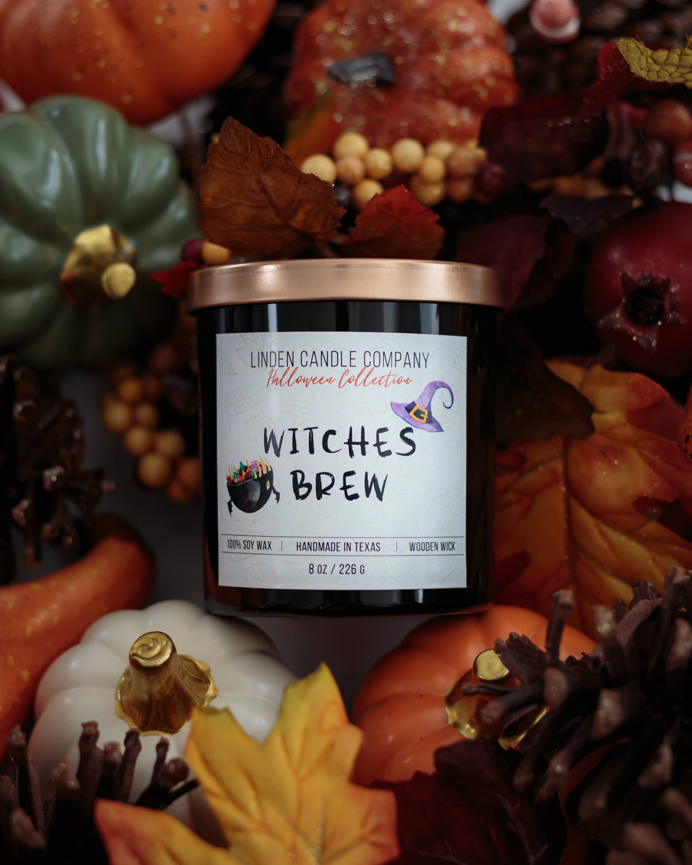 Linden Candle Company - Wholesale Jar/Filled Candle - Halloween Candle Witches Brew- Limited Edition2