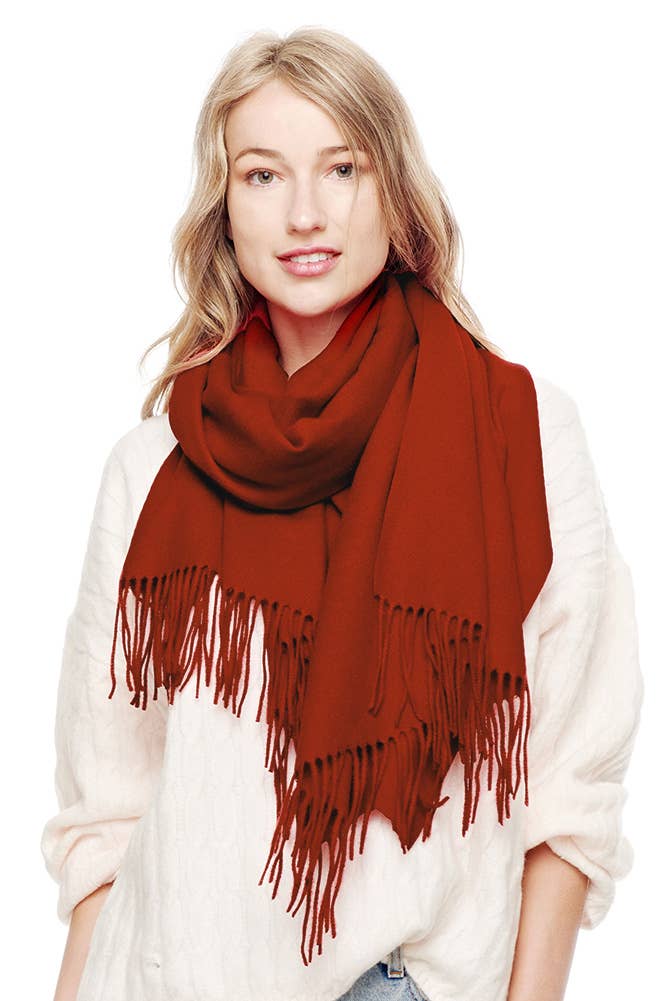 Hana – wholesale Halsduk - Dam – Mjuk kashmir enfärgad franssjal25