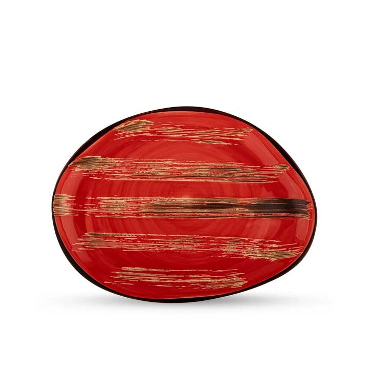 SCHAAL IN STEENVORM 33 X 24,5 CM WL-668242/A voor wholesale door Wilmax Europe