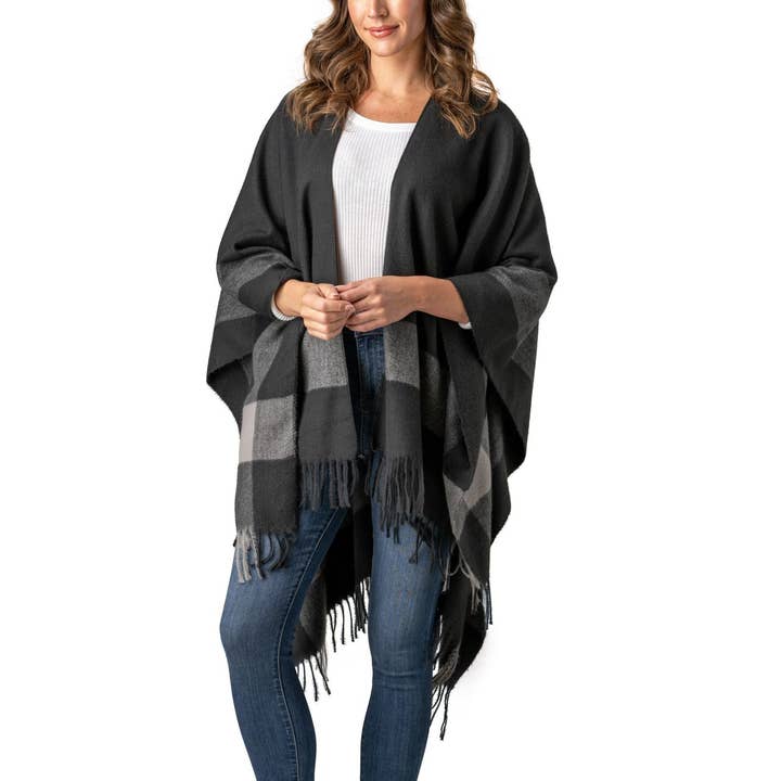 DM Merchandising - Wholesale Wrap - Women's - Allthreads Highland Wrap Open Stock