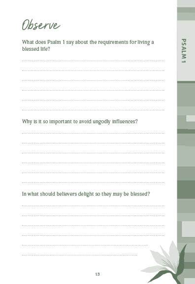 Barbour Publishing, Inc. - Wholesale Religion - Psalms : An All-in-One Study on God's Song Book6