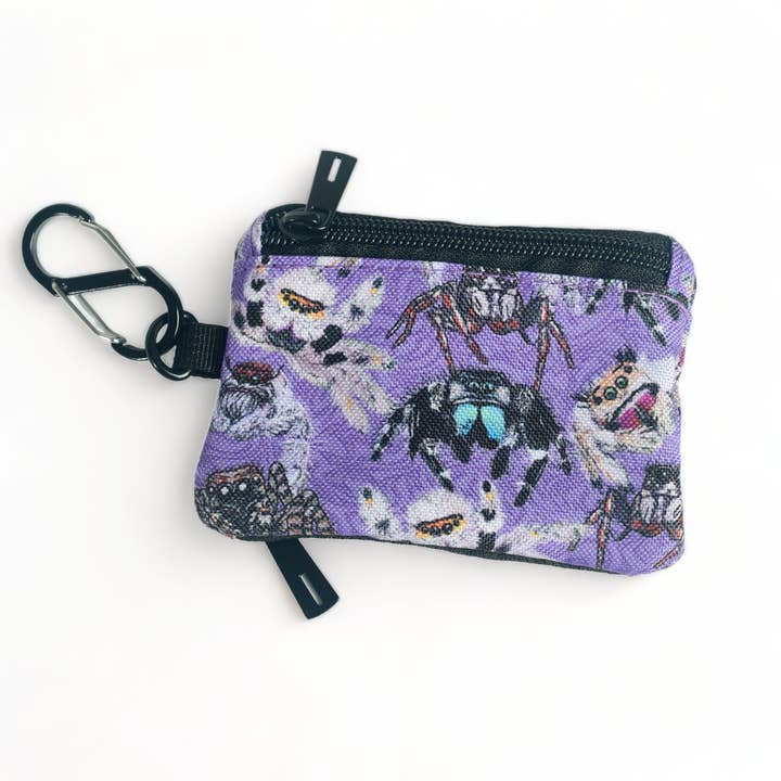 Sipsey Wilder - Wholesale Wallet - Unisex - Jumping Spiders Clip Wallet