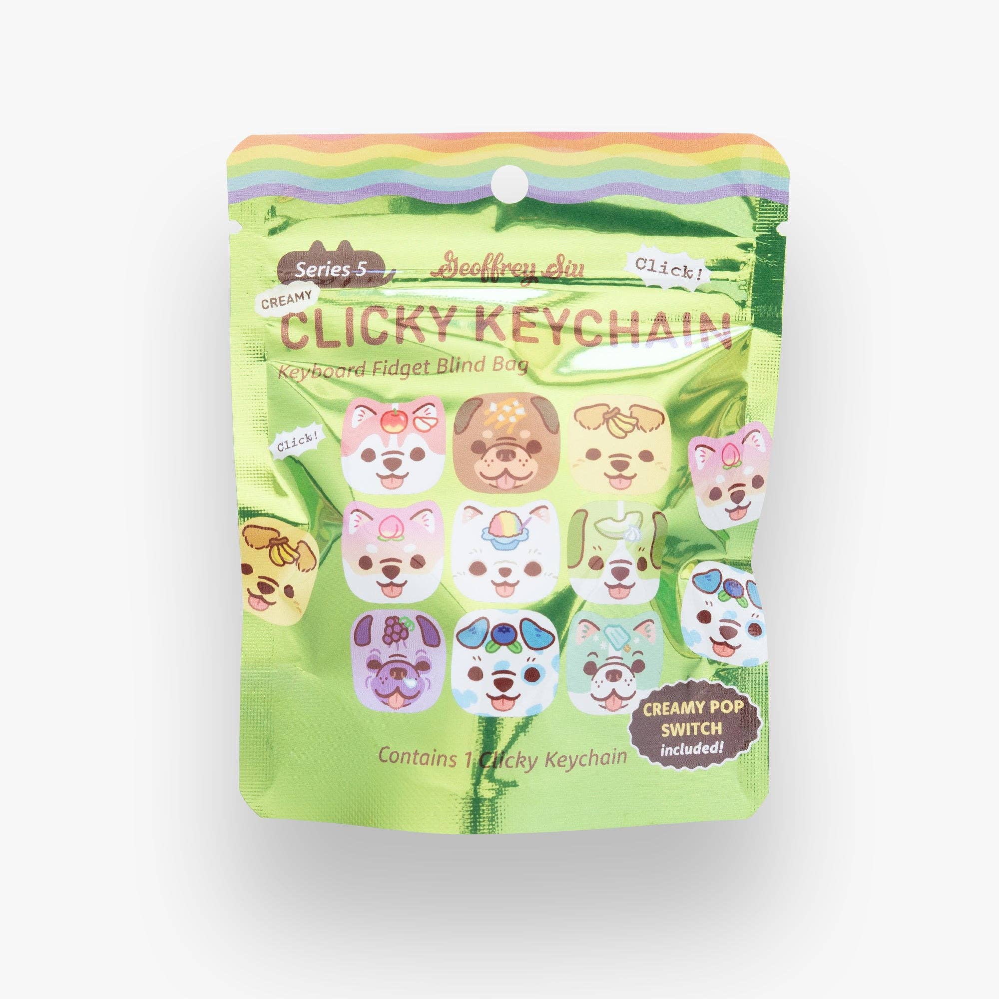Geoffrey Siu Art LLC - Wholesale Keychain - Unisex - Series 5 Creamy Clicky Keychain Blind Bag4