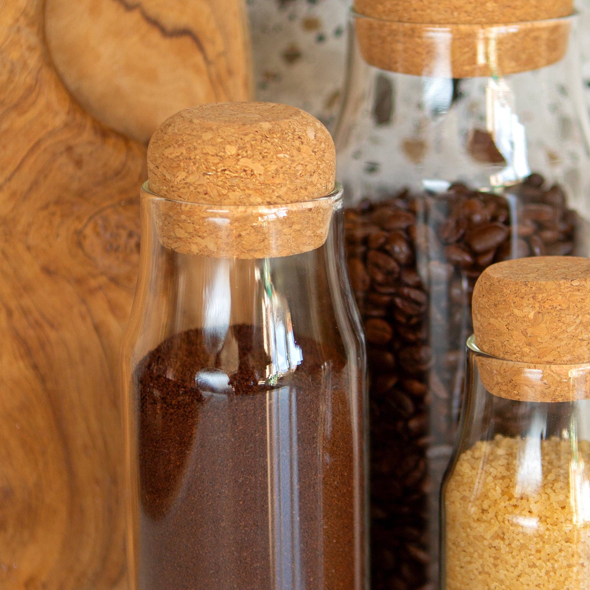 Rinkit Ltd - Vendita all'ingrosso Barattoli - Bottiglia in vetro con coperchio in sughero - 375 ml6