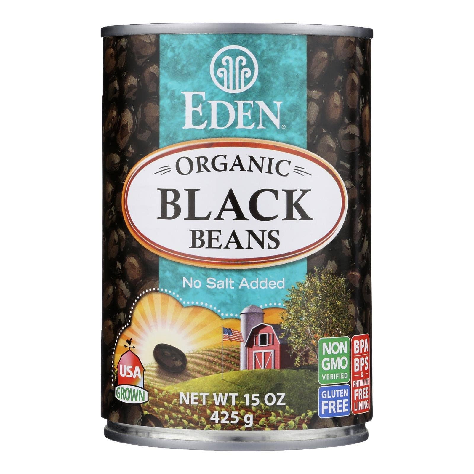 Everyday Supply Co - Wholesale Beans - Eden Foods Organic Black Beans - Case Of 12 - 15 Oz.0