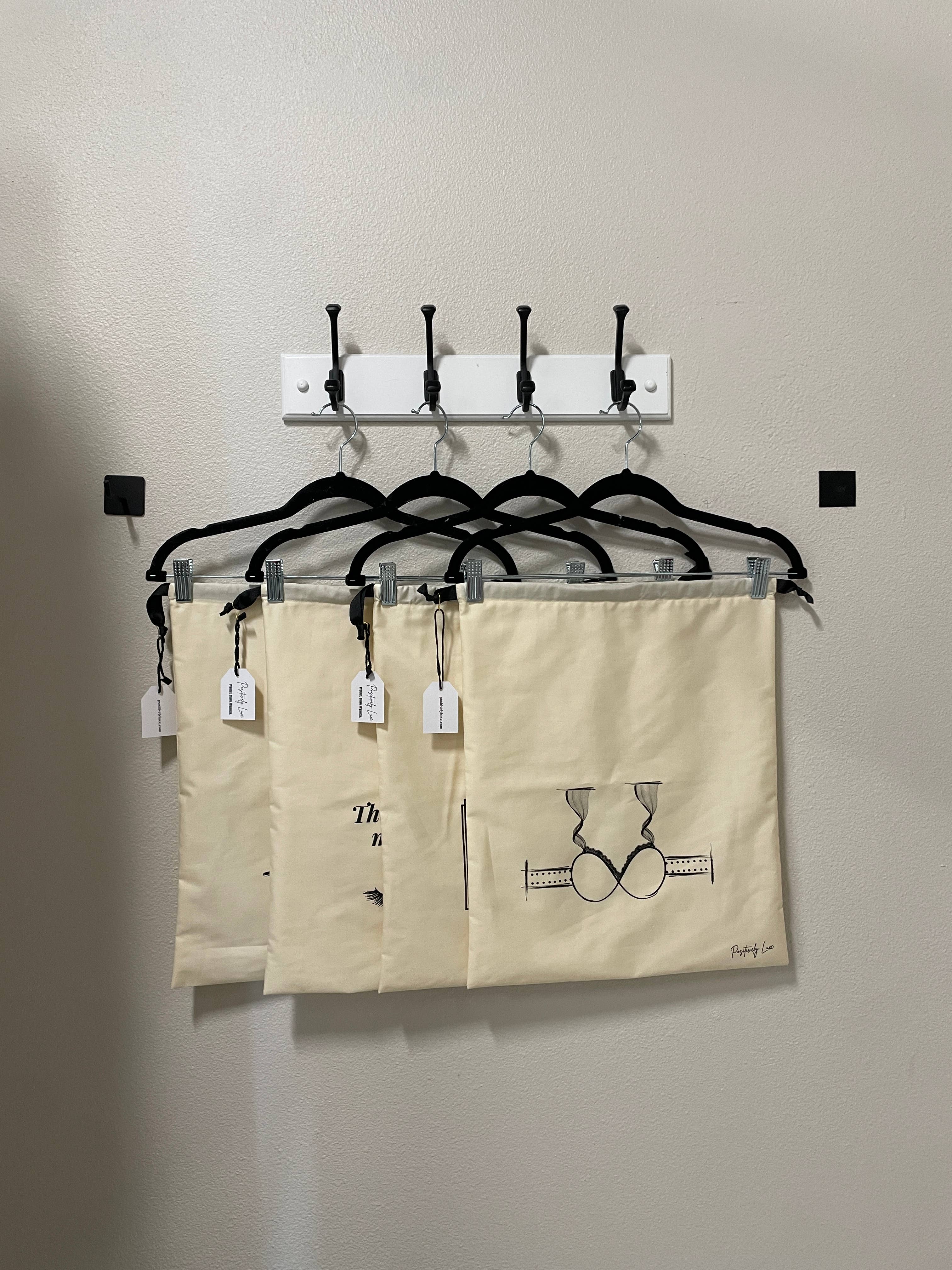 Positively Luxe – wholesale Påse med dragsko – Unisex – Må ditt hjärta och din garderob vara fulla dragsko-resväska11