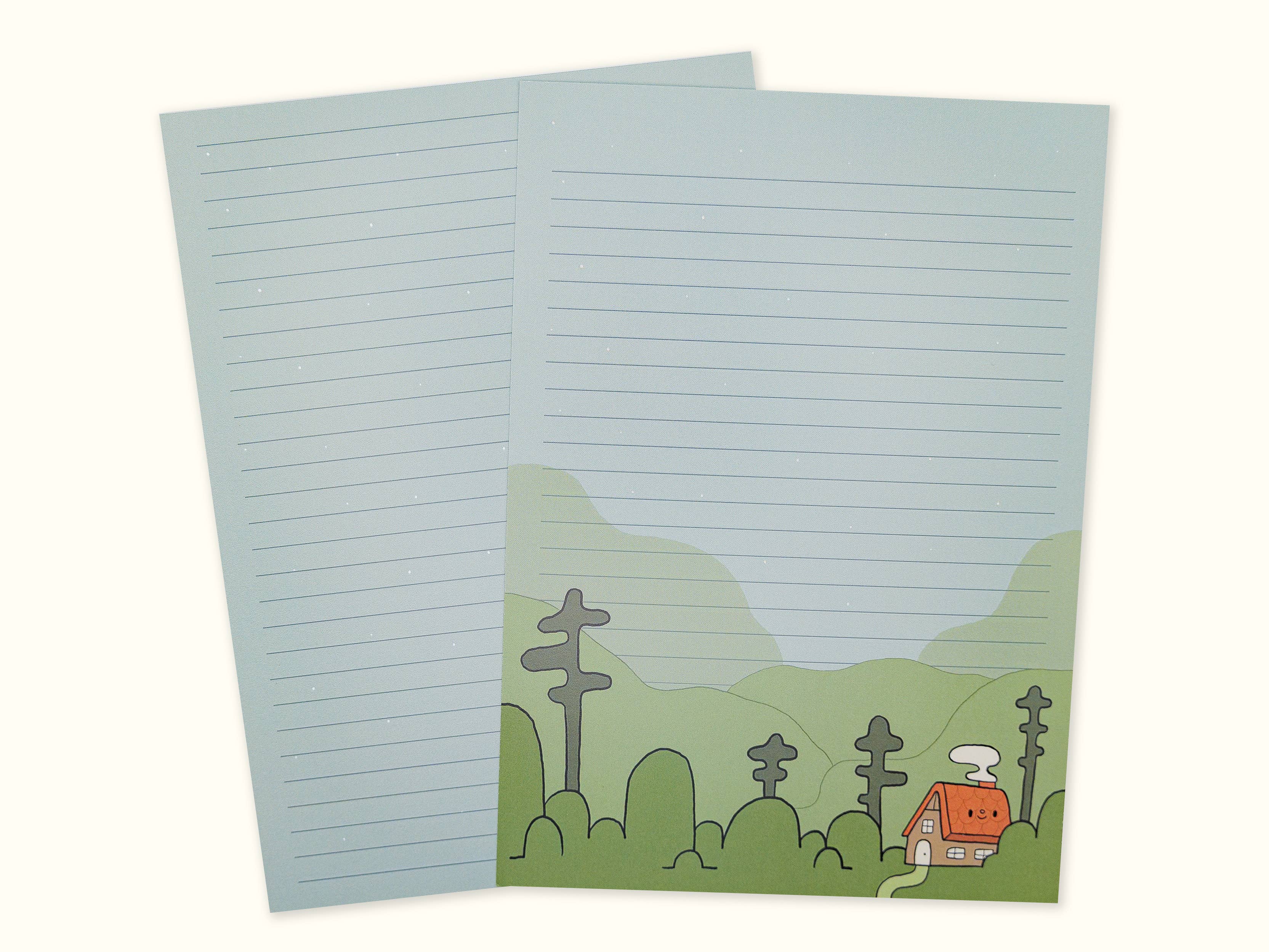 Ivna Lins - Wholesale Stationery/Notecard Set - Woods Letter Writing Set - Cute & Cozy Stationery Kit6