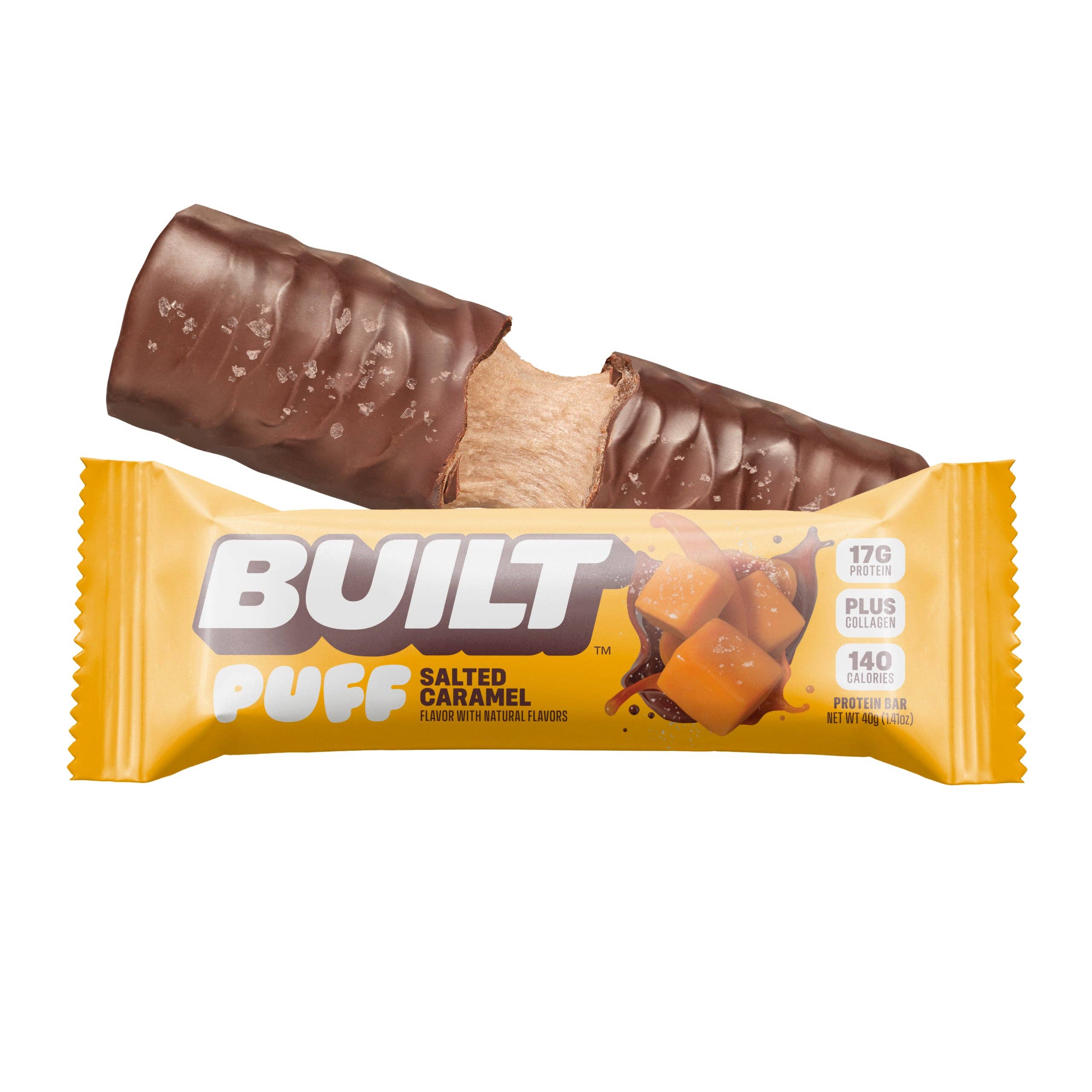 Built Bar - Wholesale Snack Bar - Salted Caramel Puff - 12ct.6
