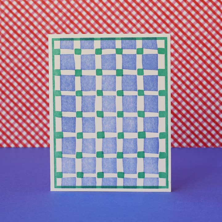 Heartell Press - Wholesale Stationery/Notecard Set - Woodcut Wovens Assorted Letterpress Cards Set