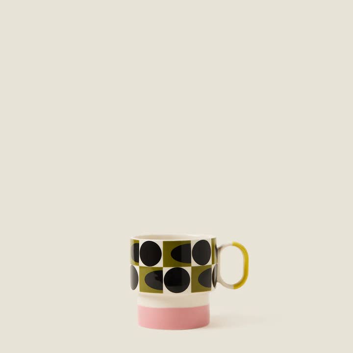 Mug Spot Square Oval rose – ORLA KIELY pour la vente par Orla Kiely