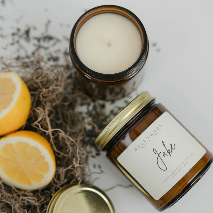 JAKE | HERRENKOLLEKTION | KERZE für den Großhandel von HOLLOWOOD FRAGRANCE