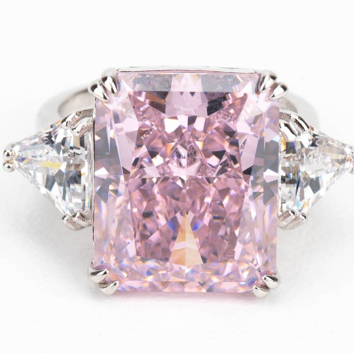 Three Stone Engagement Ring for wholesale by Hanhancraft