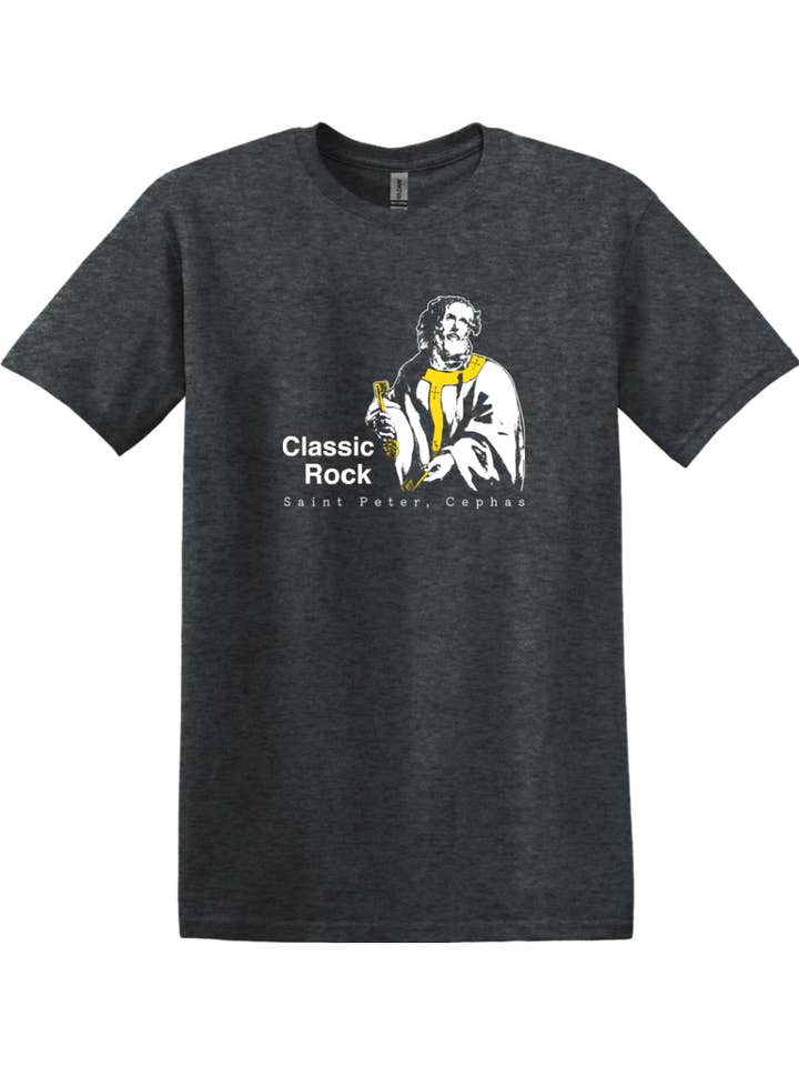 Sock Religious - Wholesale Screen Printed T-Shirt - Unisex - Classic Rock - St. Peter, Cephas Adult T-Shirt