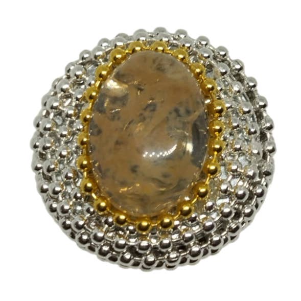 CLAP WATERMELON MAGNET SILVER for wholesale by CLAUDIA DE ROSA JEWELRY