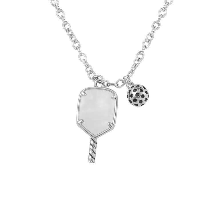 Pickleball Dinked Out Parelmoer Ketting voor wholesale door Born to Rally
