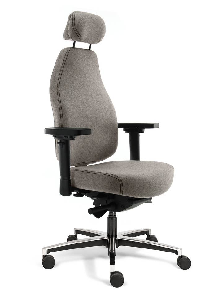 High-end Bureaustoel Hypera Pro - Lichtgrijs for wholesale by Mijn Werkkamer