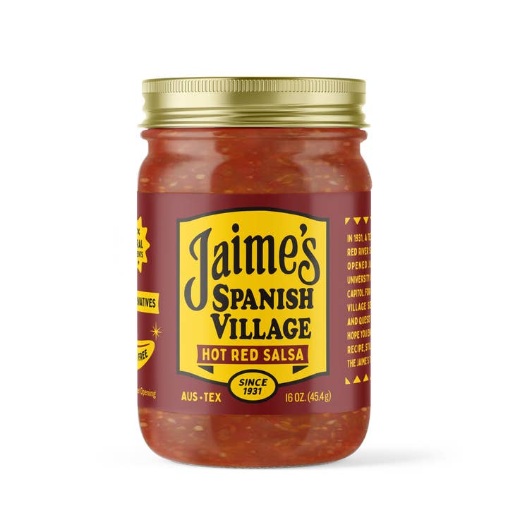 Salsa Rouge Épicée de Jaime pour la vente par Jaime's Spanish Village