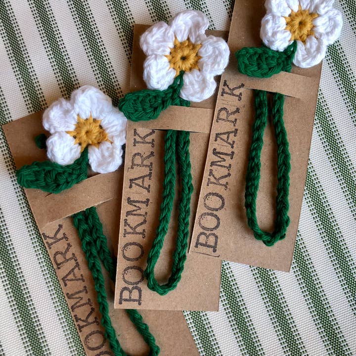 The Savage Hand - Venta al por mayor Marcapáginas - Marcapáginas de crochet con flor2