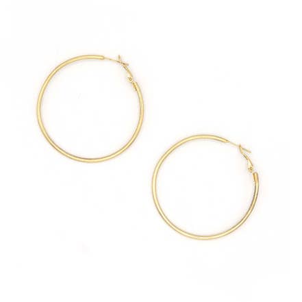 Fair Anita - Wholesale Hoop Earrings - Classic Recycled Metal Hoop Earrings