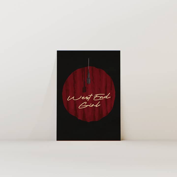 West End Girl Print for wholesale by Illustrated by Weezy
