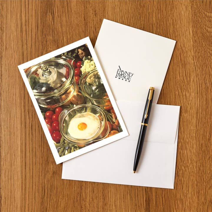 Found Image Press - Wholesale Stationery/notecard set - Greeting Card FO-360 Poached Egg, Cookware1
