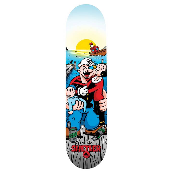 All I Need Skate Popeye 8,25" för wholesale av Eend met een T Dist.