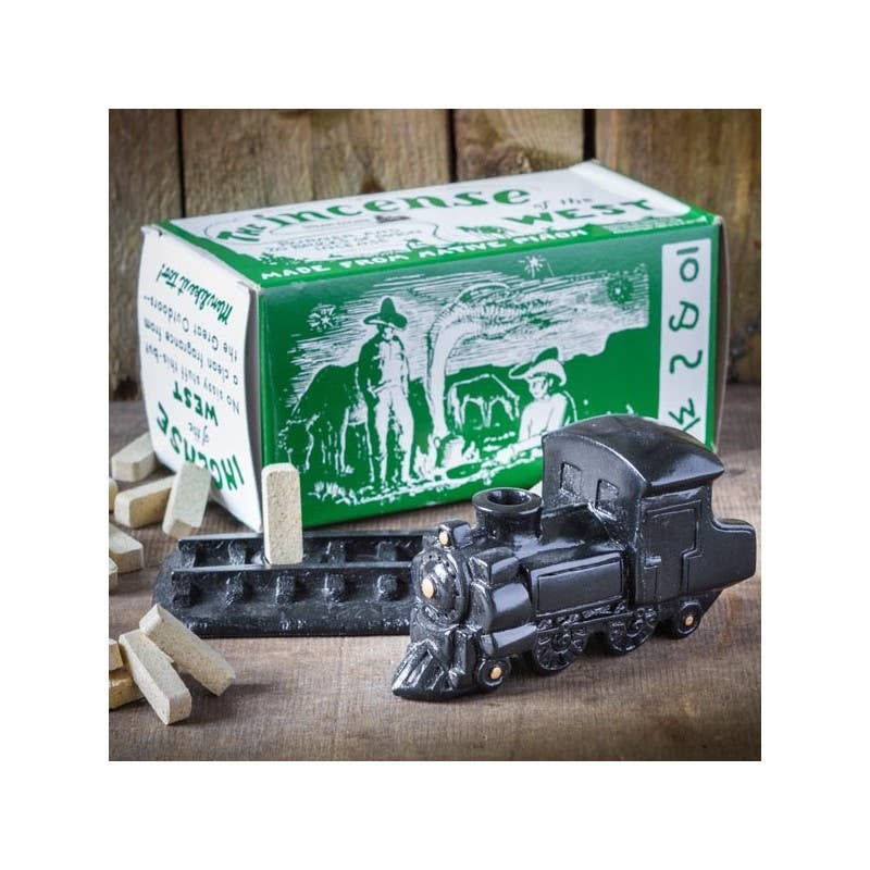 DW91 LLC - Wholesale Incense Holder - West - Wood Incense Back Flow Burner Train Steam Engine5