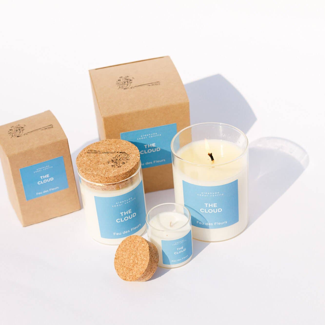 Feu des Fleurs - Wholesale Jar/Filled Candle - Candle The Cloud - 320gr3