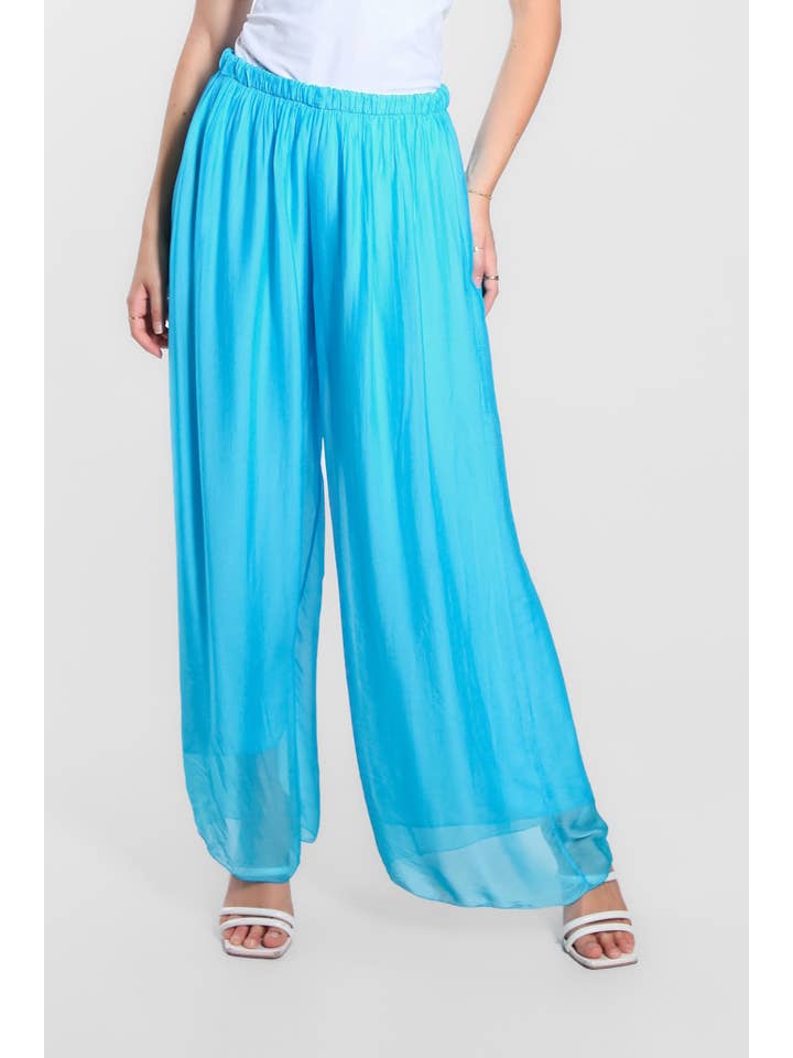 TINA Stephens Italy/Tees By Tina - Wholesale Pants - Women's - Roxy Silk Straight Leg Pant (PL212)29