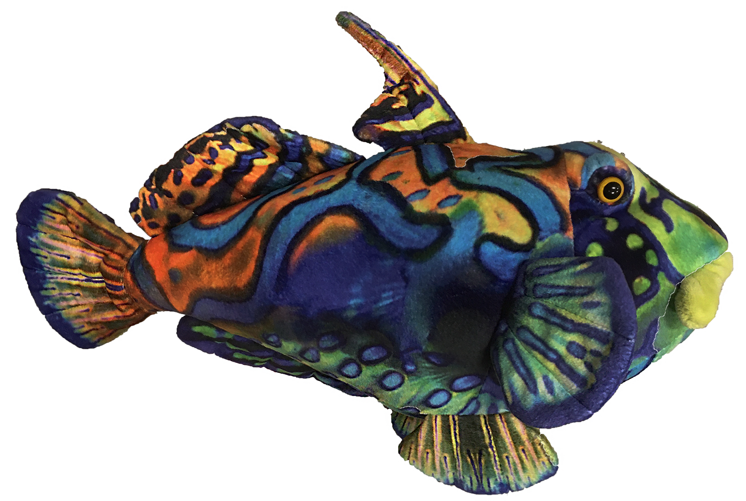Texas Toy Distribution - Wholesale Stuffed/Plush Toy - Kids & Baby - Mandarinfish 17" Colorful Aquatic Plush Stuffed Animal3