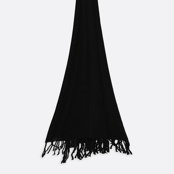 Estola de cachemira - alma negra para venta al por mayor de Petrusse Paris