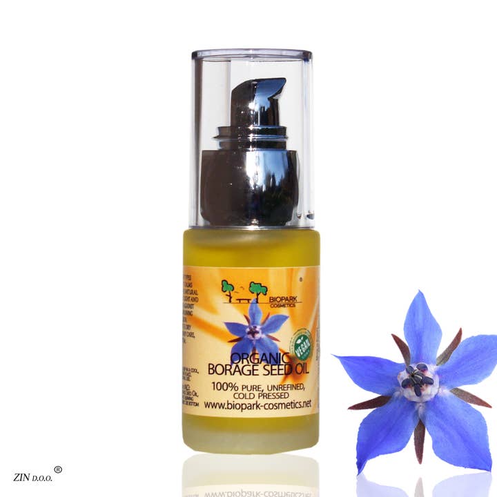 Organic Borage Oil, 30ml for wholesale by Biopark Cosmetics
