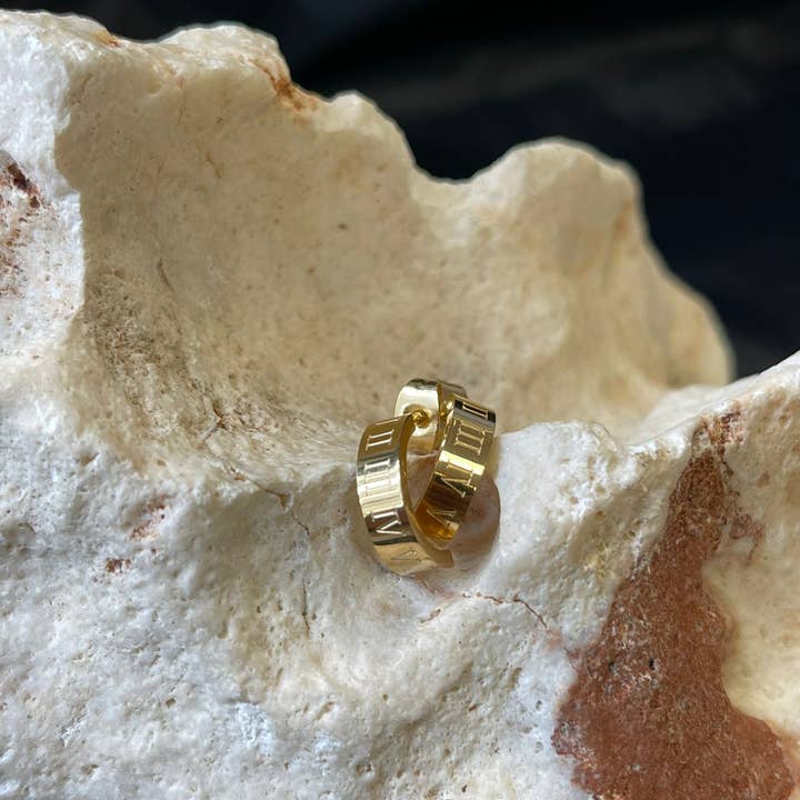 ROCKY ROSA - Wholesale Huggie Earrings - NOVEL EARRINGS0