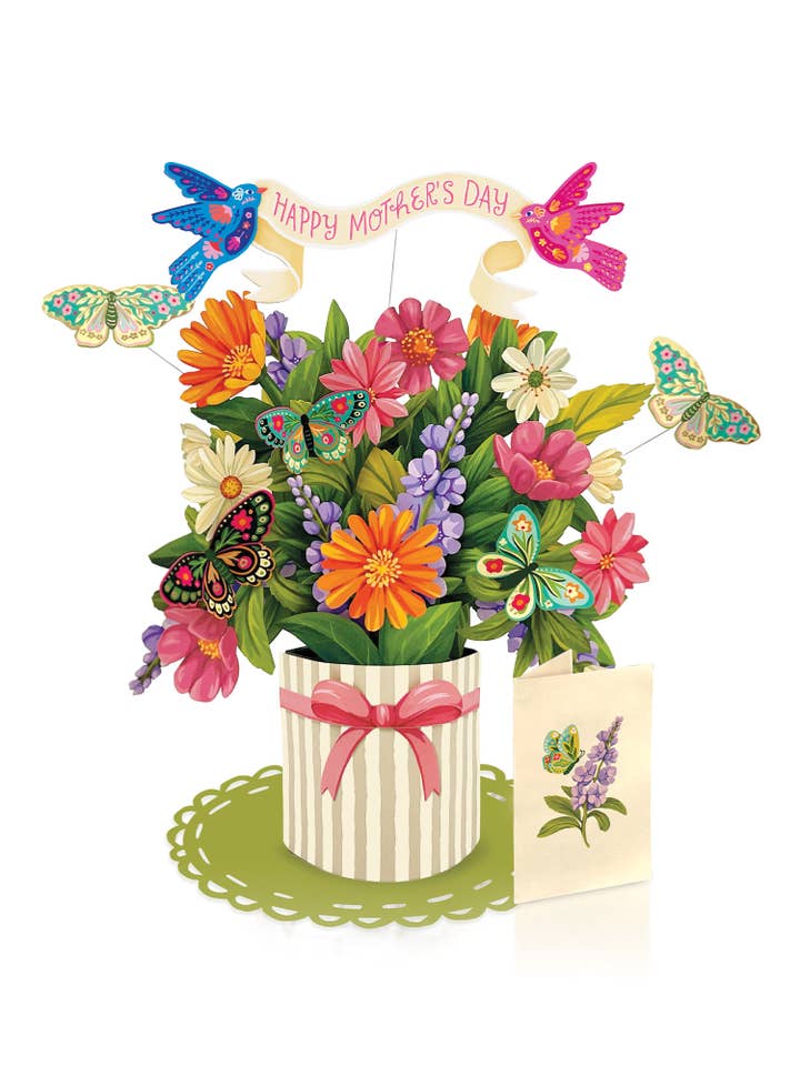 Mother's Day Enchanted Garden (8 Pop-up Greeting Cards) for wholesale by FreshCut Paper LLC