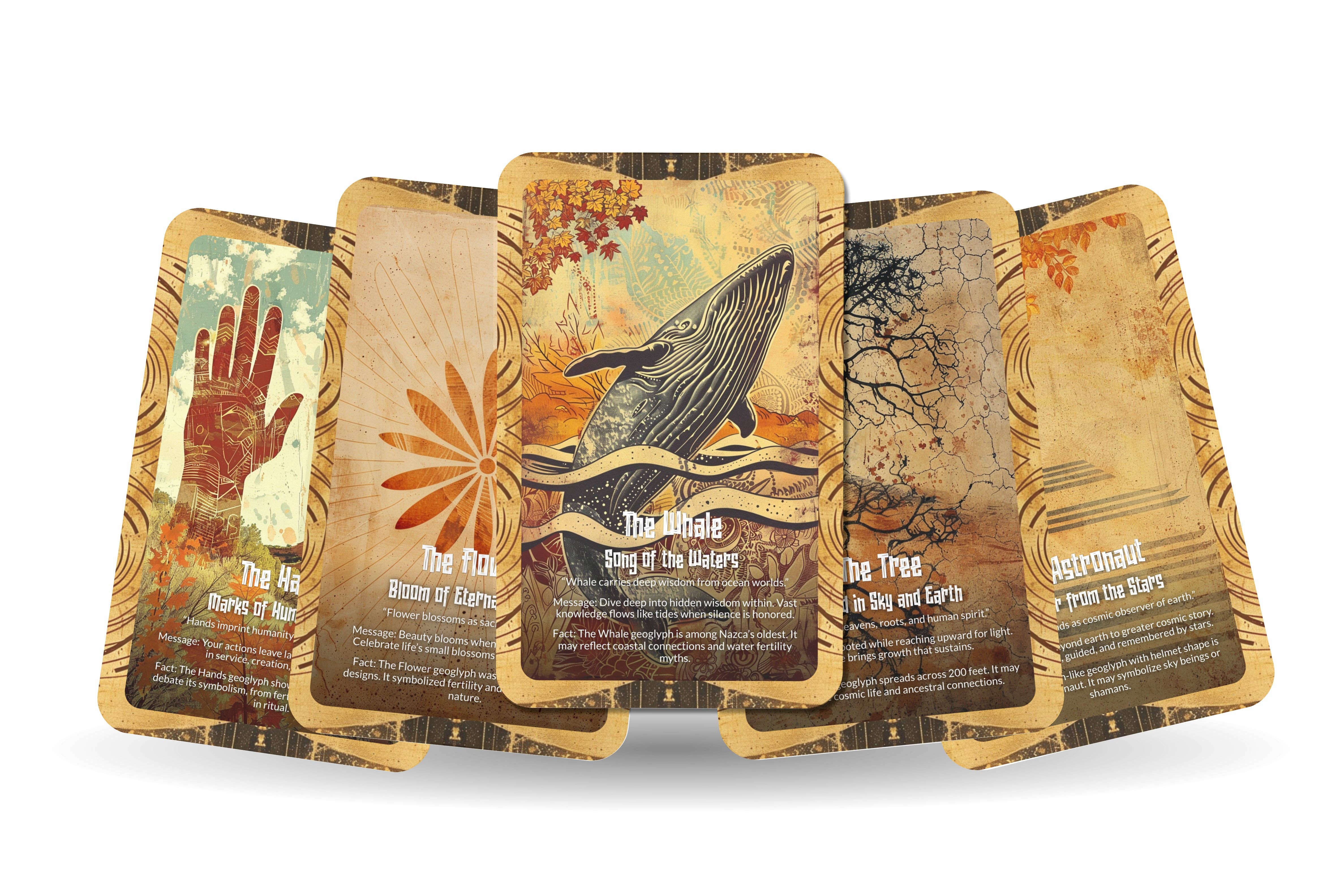 Ibiza Tarot USA - Wholesale Tarot Cards - Oracle of the Nazca Lines Sacred Geometry Deck – 22 Cards6