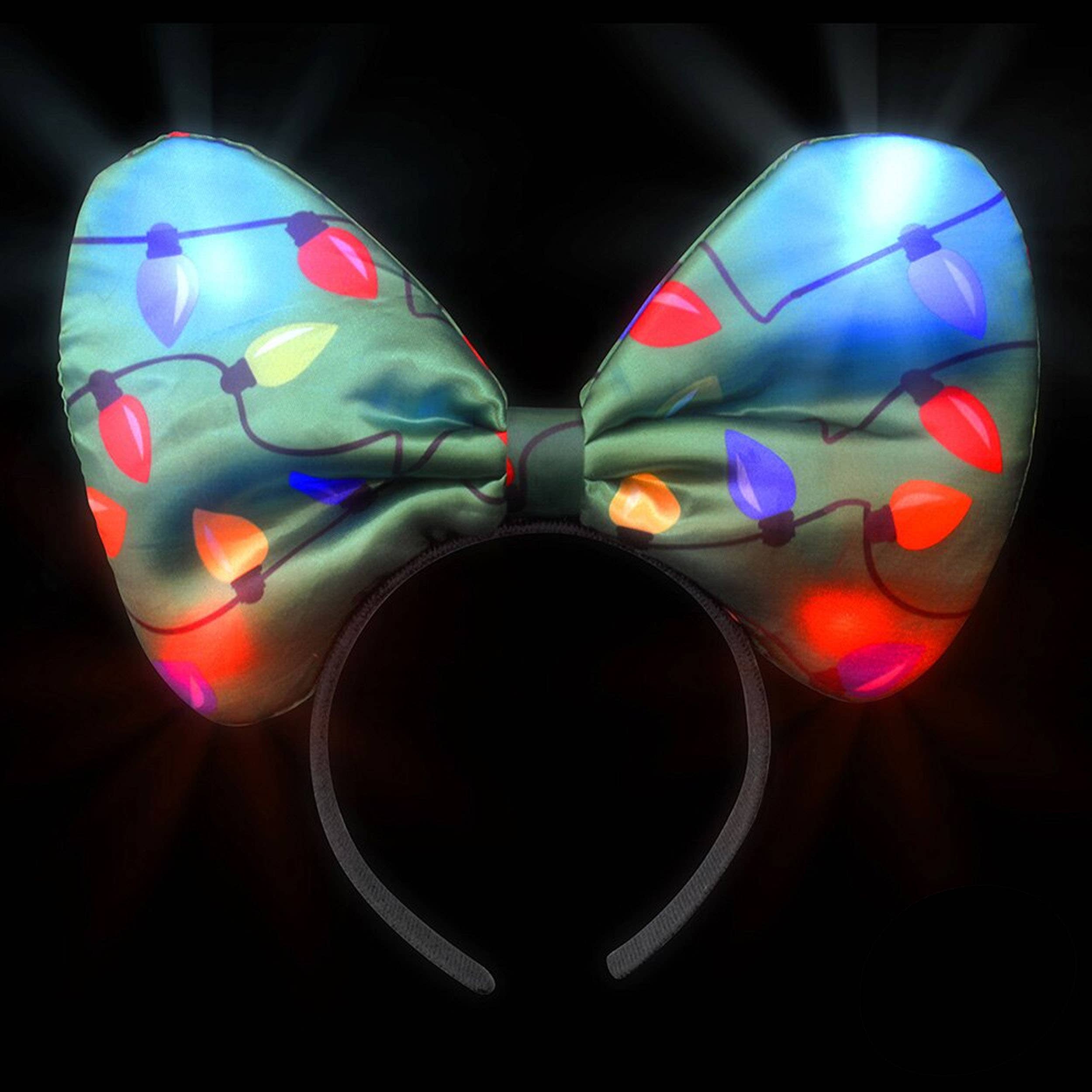 JSBlueRidge Toys - Wholesale Stacking Rings Game - Baby - Holiday Light Up Bulbs Bow Band For Kids1