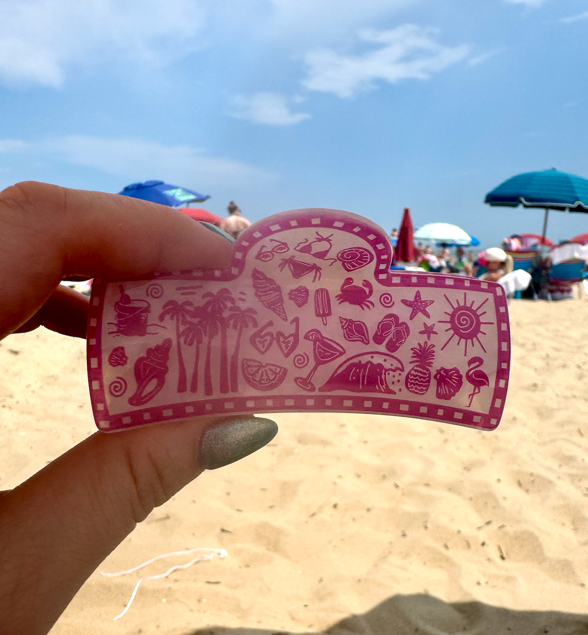 Ellipsis Goods - Wholesale Hair Clip - Women's - Beach Barbie Hair Claw2