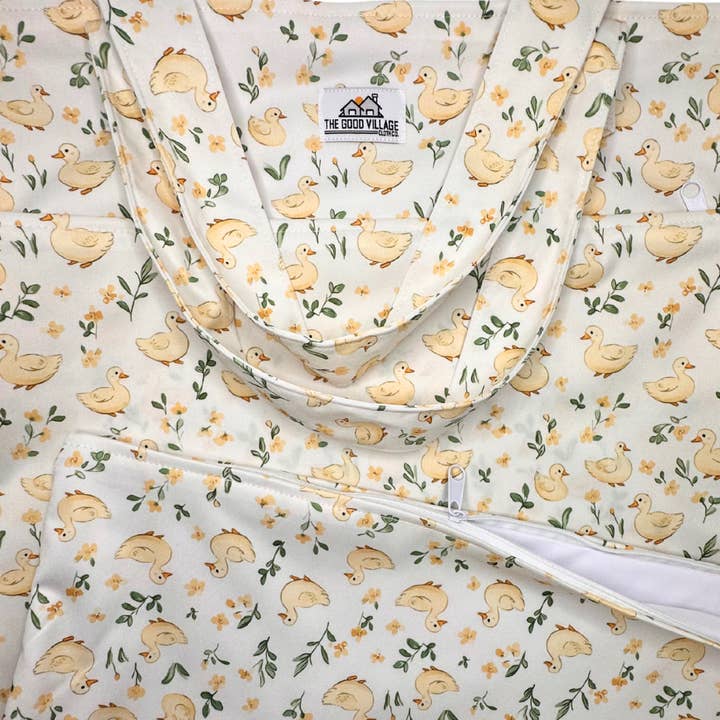 The Good Village Cloth Co + Market - Wholesale Wet Bag - Kids & Baby - Large Hanging Wetbag | Duckies2