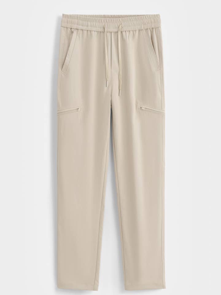 BM2591G-5 Pantalón elegante, corte recto, cintura ajustada. para venta al por mayor de Frilivin