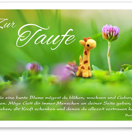 Taufe / Grußkarte / 329010 für den Großhandel von Yabué