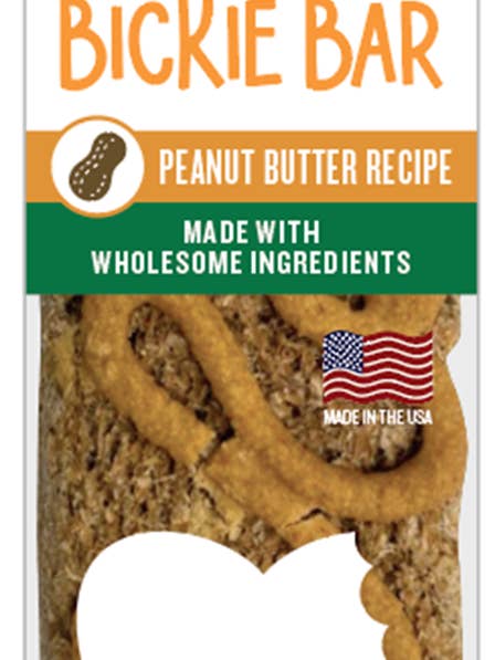 Peanut Butter Bickie Bar 1.25oz for wholesale by Walk About Pet