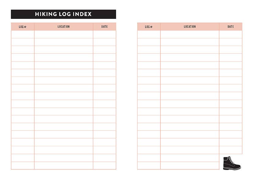 Insight Editions - #1 Pop Culture Publisher - Vente Journal intime - Le journal du randonneur2