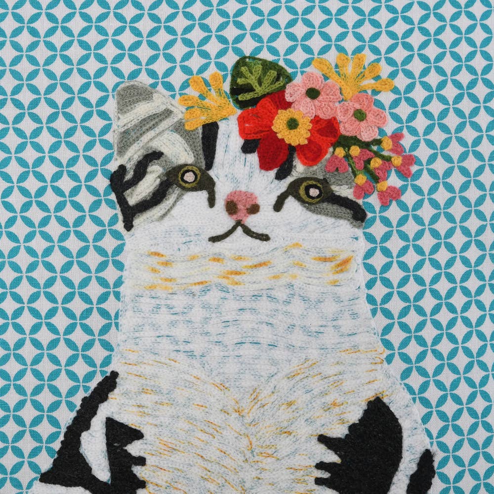 Karma Living - Venta al por mayor Cojín decorativo - 2ABCC24541_TLCR Set de 2 cojines bordados 18x182